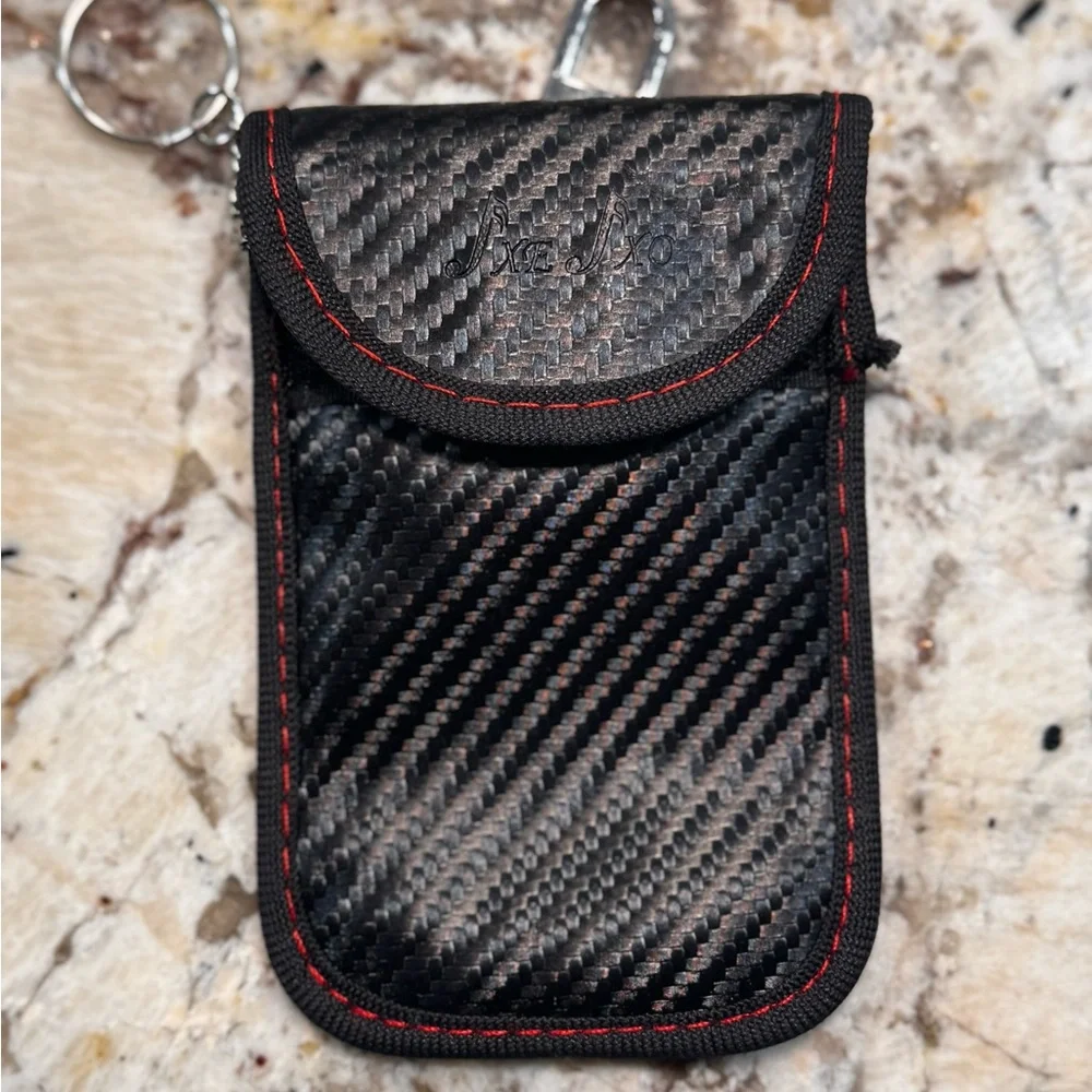 2-Faraday Cage Pouch RFID Blocking Bag Car Key Signal Blocker